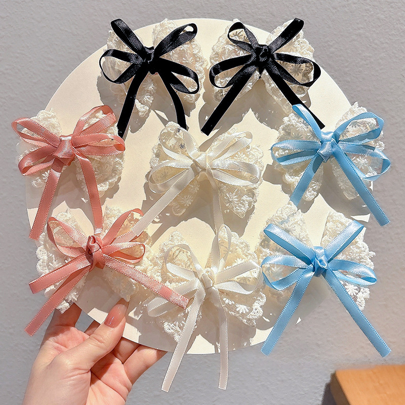 Lace Ribbon Trim - Épingles à cheveux élégantes en dentelle