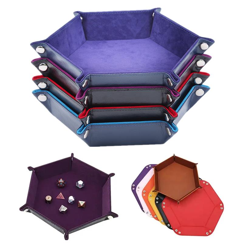 Velvet Ribbon Roll - Plateau de rangement pliable hexagonal pour