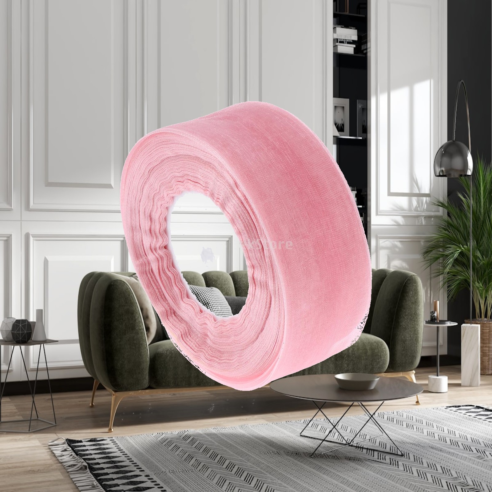 Organza Ribbon Spool - Ruban en organza transparent, grand nœud