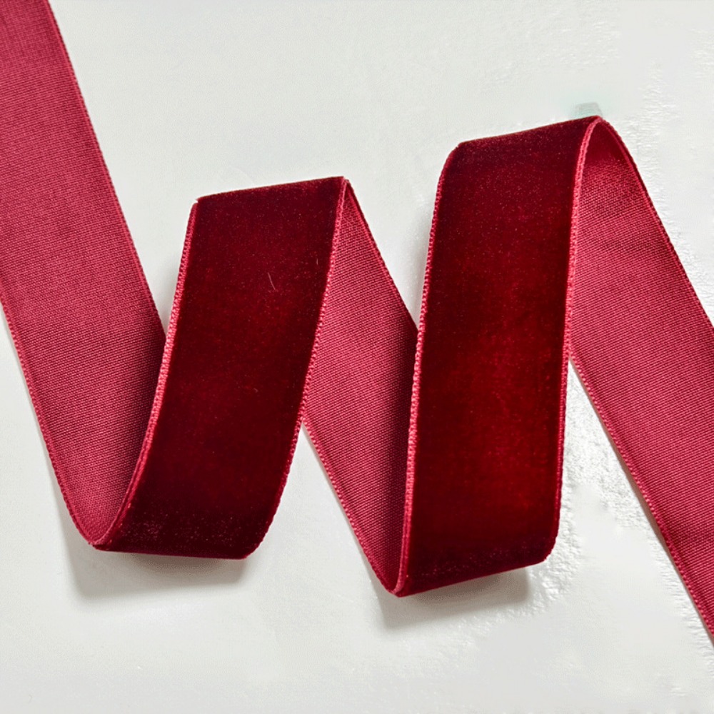 Velvet Ribbon Roll - Rouleau de ruban en velours 5
