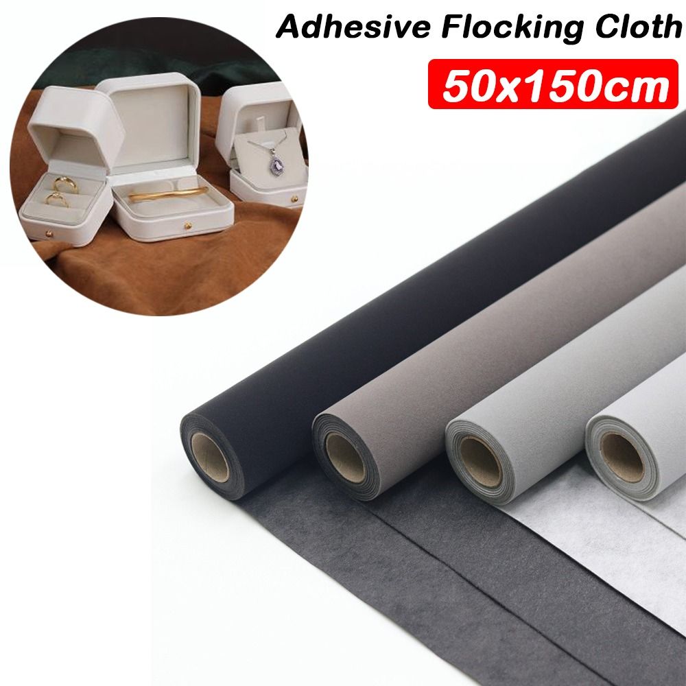 Velvet Ribbon Roll - Rouleau de tissu floqué auto-adhésif 50x150cm