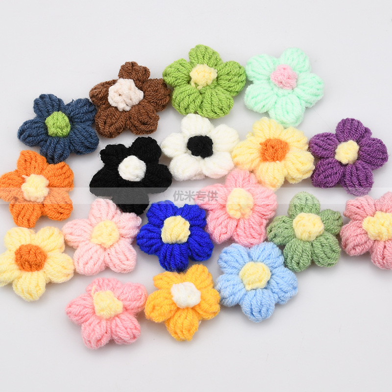Appliques de fleurs à cinq pét - Craft Embellishments avis et prix