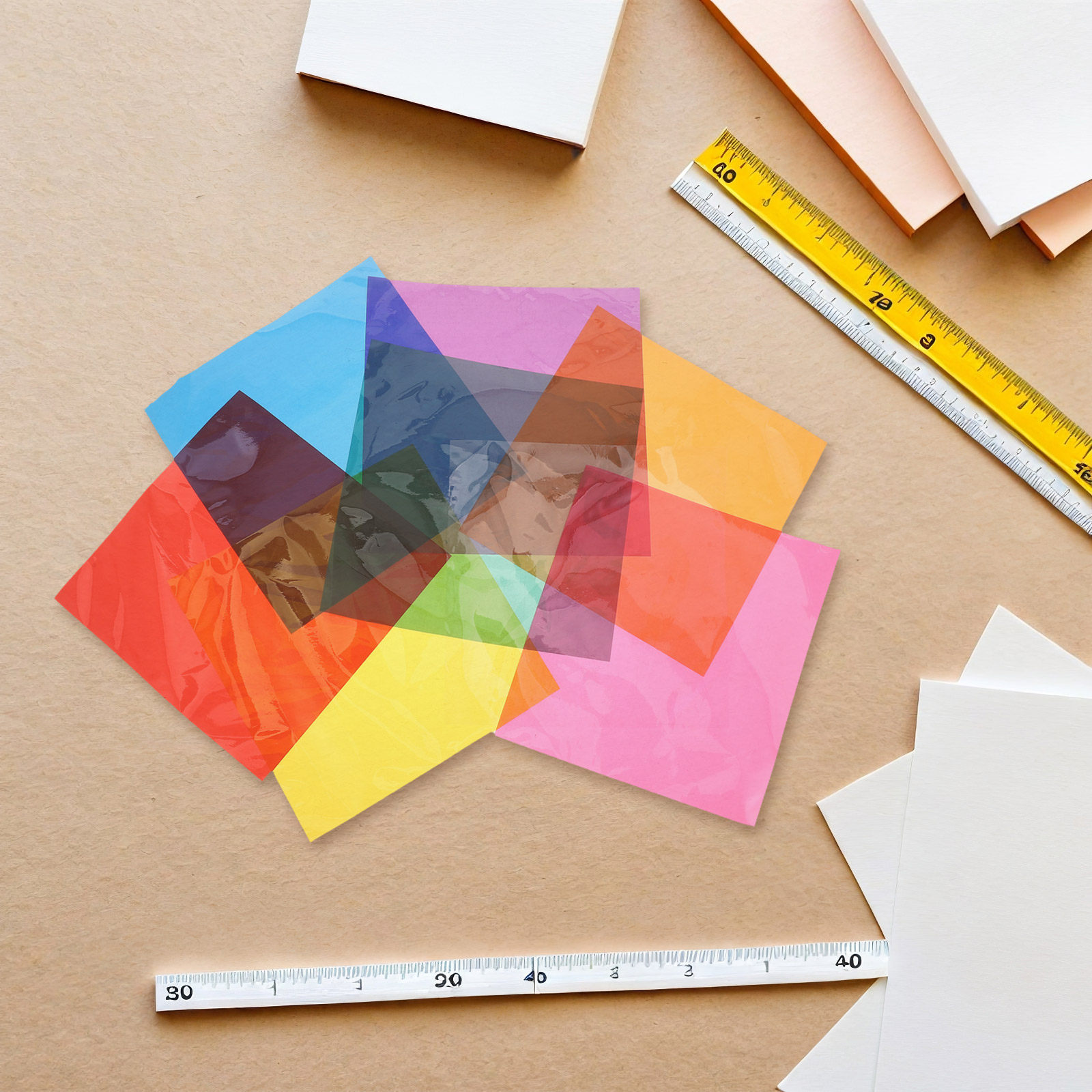90 feuilles de papier cellopha - Craft Embellishments avis et prix