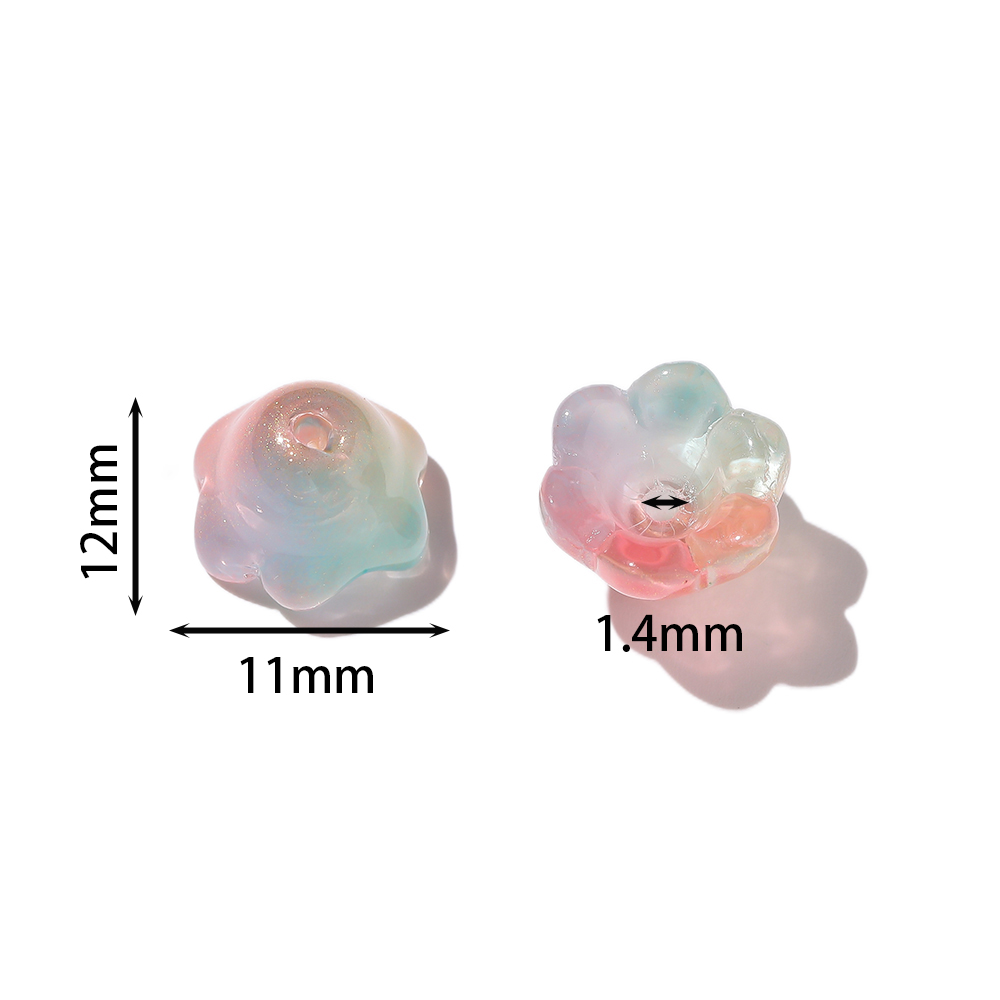 Perles colorées en forme de fl - Embellishment Crafts avis et prix