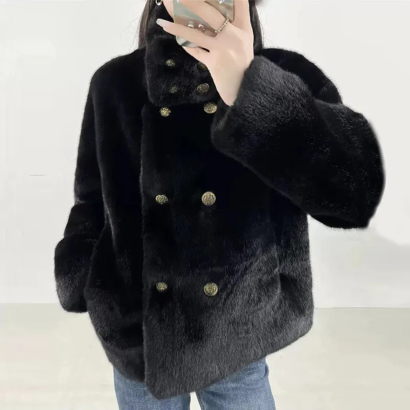 Manteau en velours de vison po - Velvet Ribbon Roll avis et prix