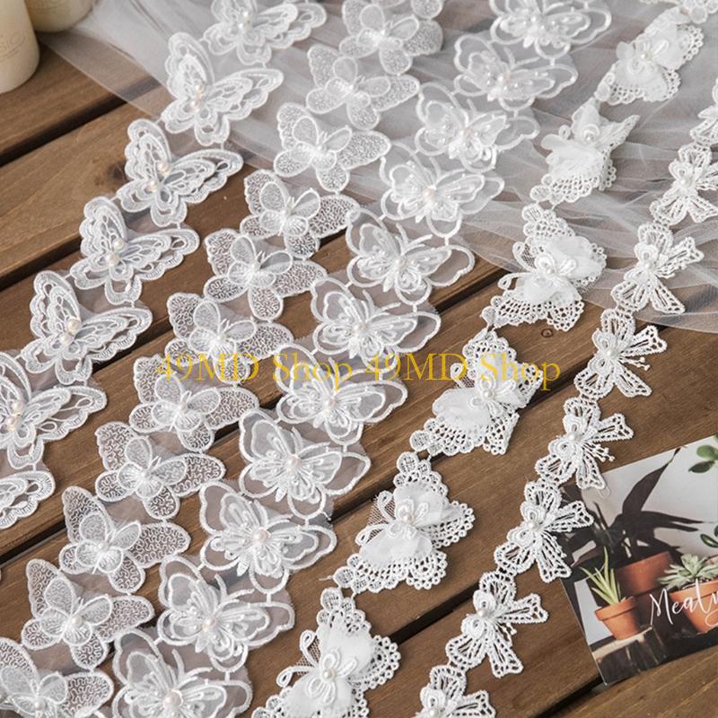 Nœud papillon brodé en dentell - Lace Ribbon Trim avis et prix