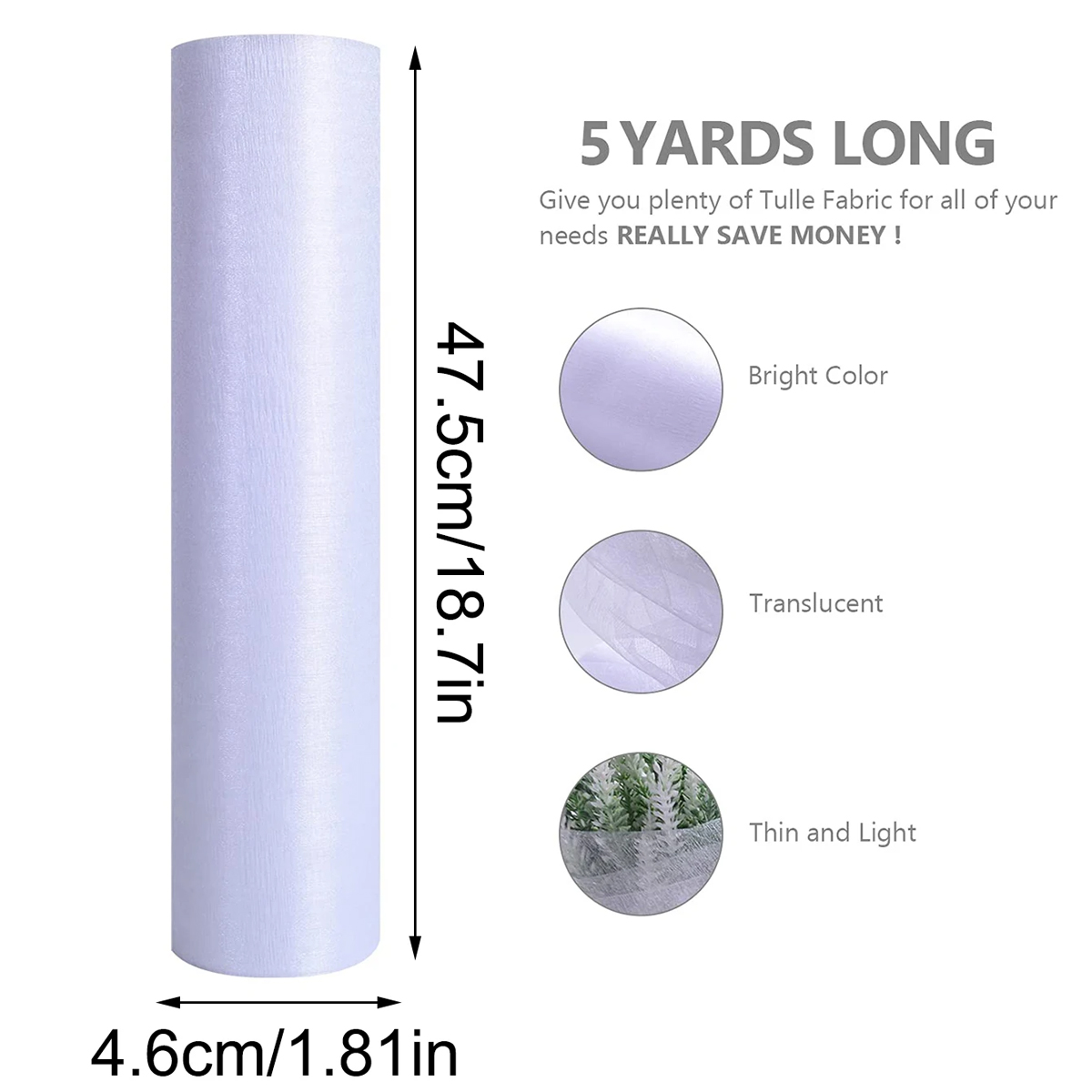 Tissu en organza cristal - 5 y - Organza Ribbon Spool avis et prix