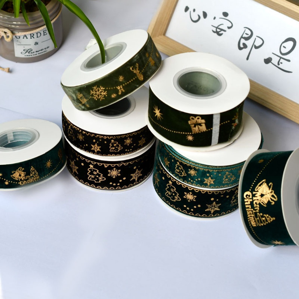 Ruban en velours imprimé floco - Velvet Ribbon Roll avis et prix