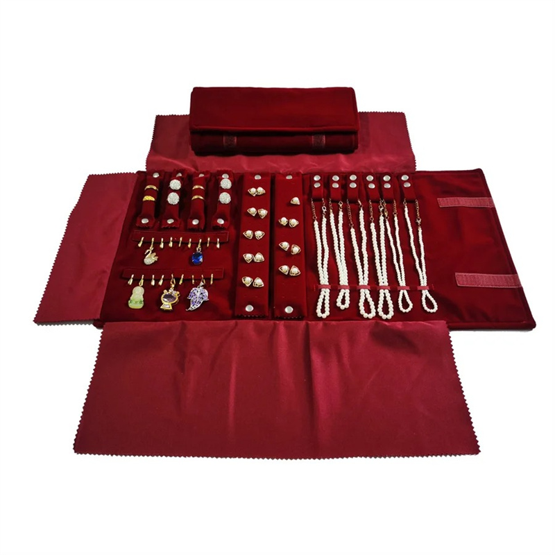 Étui à bijoux enroulable en ve - Velvet Ribbon Roll avis et prix
