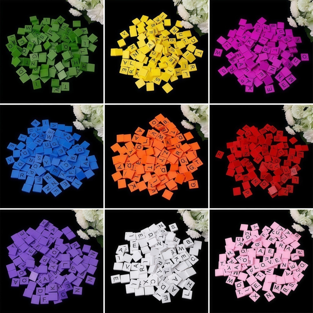 100 cubes de lettres en bois p - Craft Embellishments avis et prix