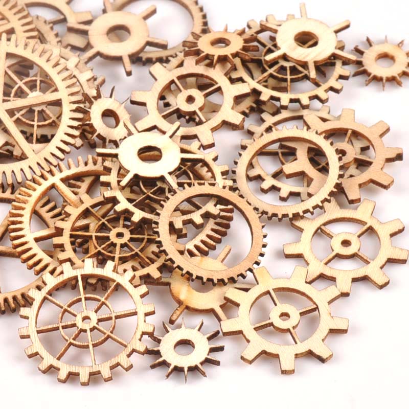 Roue dentée artisanale en bois - Craft Embellishments avis et prix