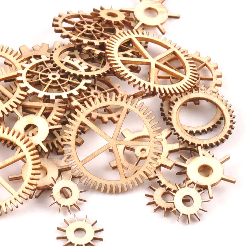 Roue dentée artisanale en bois - Craft Embellishments avis et prix