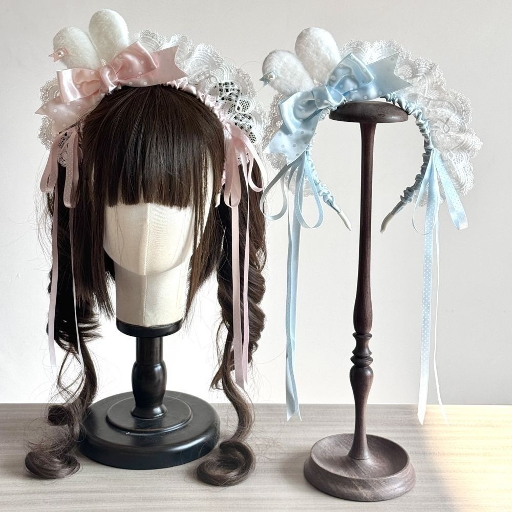 Nouveau serre-tête à nœud et o - Lace Ribbon Trim avis et prix