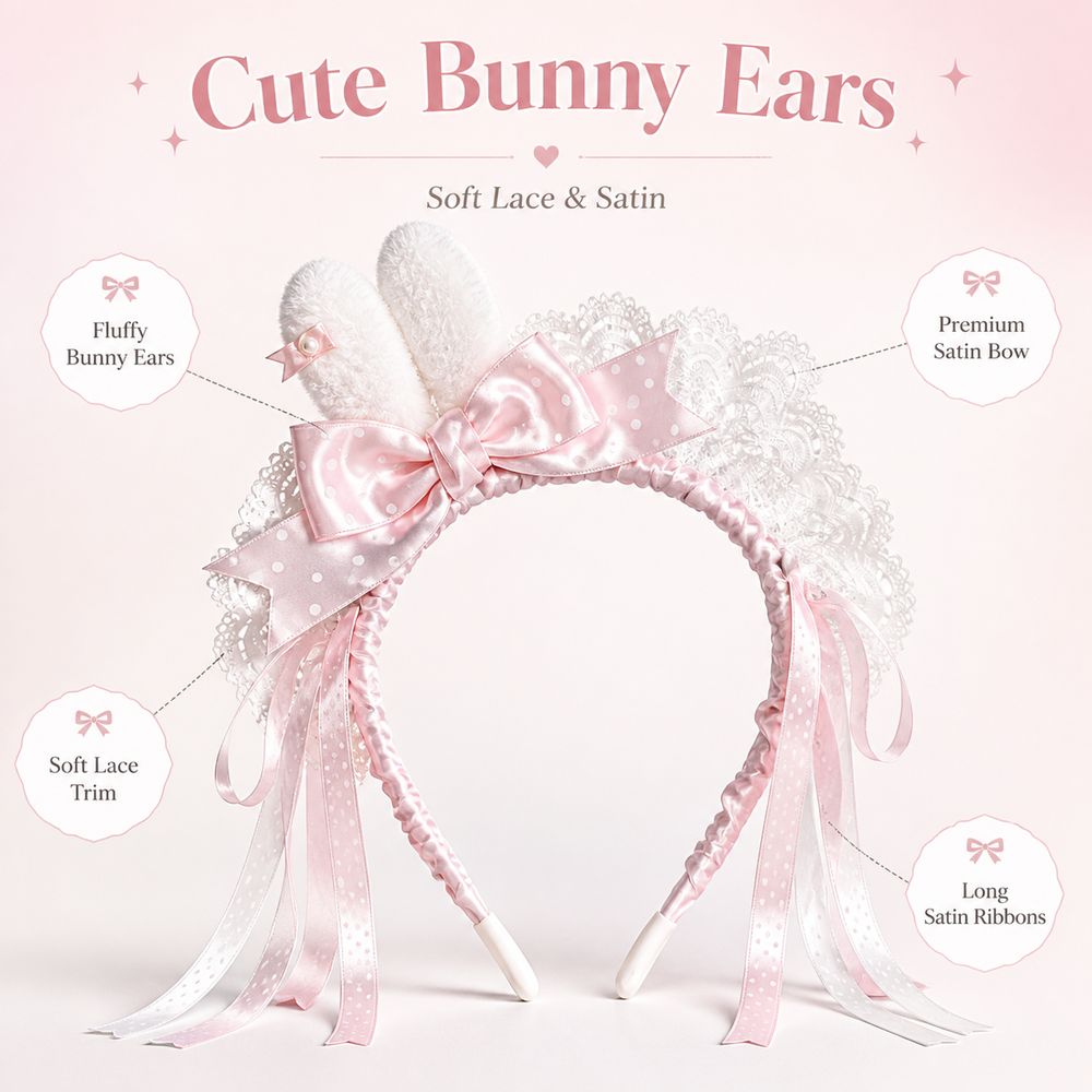 Nouveau serre-tête à nœud et o - Lace Ribbon Trim avis et prix