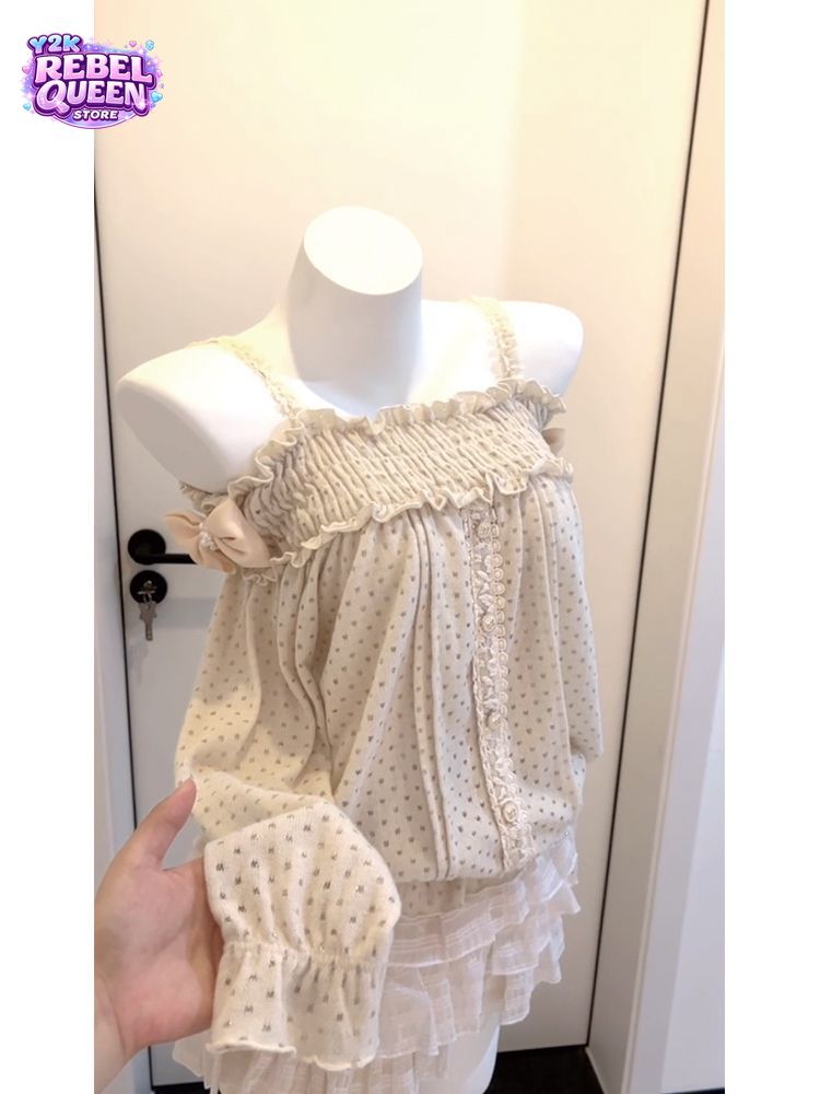 Ensemble jupe courte vintage j - Elastic Lace Trim avis et prix